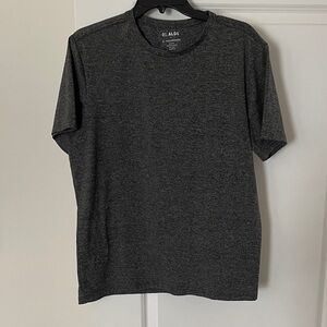 Algo Heather Charcoal Crewneck T-Shirt for women.